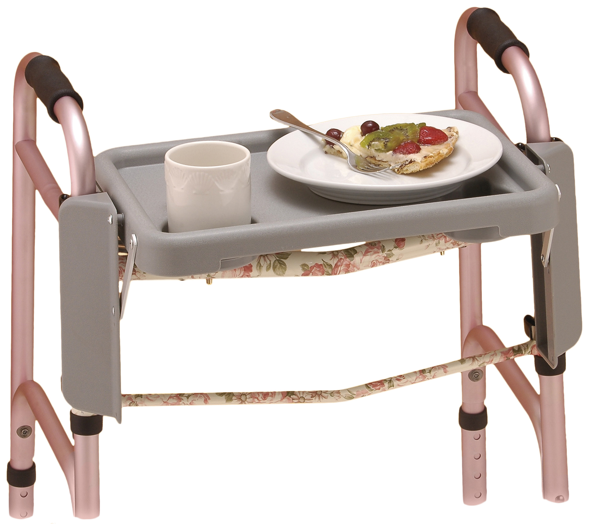 Folding Walker Trey with food